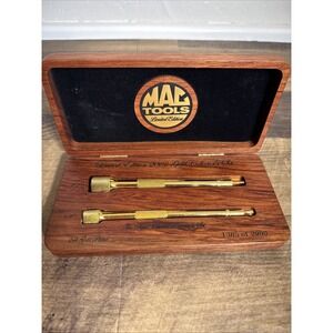 Mac Tools 2pc Knurled Extension Set 24k Gold Plated Limited Edition Set - 2007